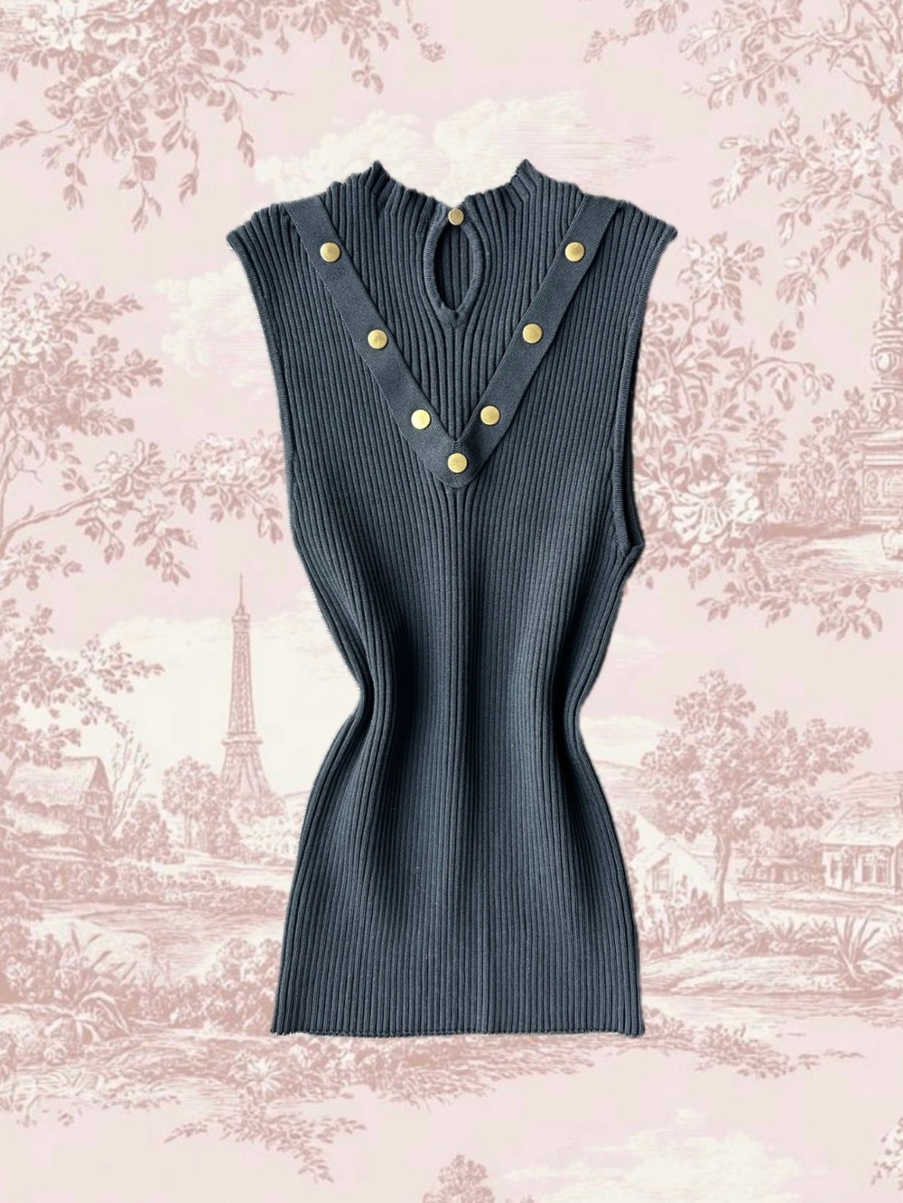 Anthropologie Eva Franco Studded Sweater Top